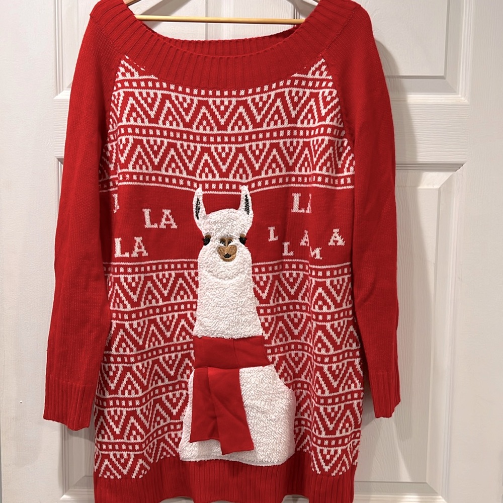 Ugly Llama Christmas Sweater